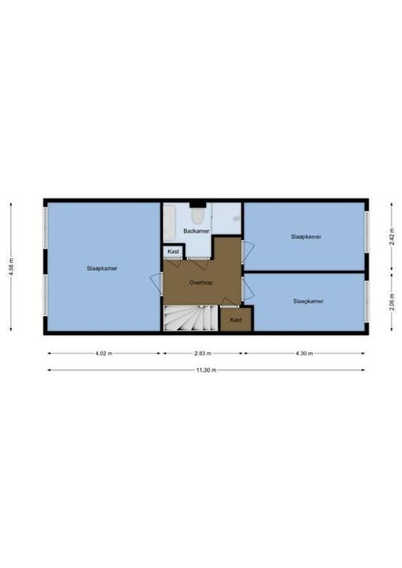 Roerplein 15 Floorplan Blur 1