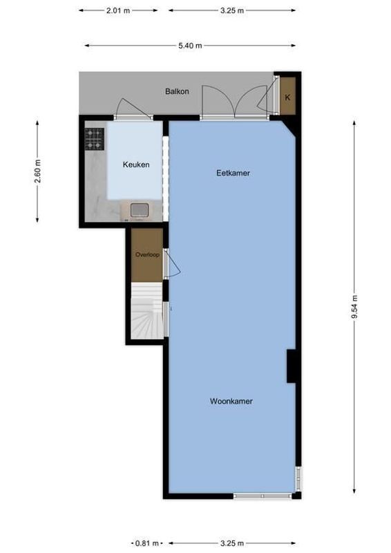 Merwedekade 231-BSA Floorplan Blur 1