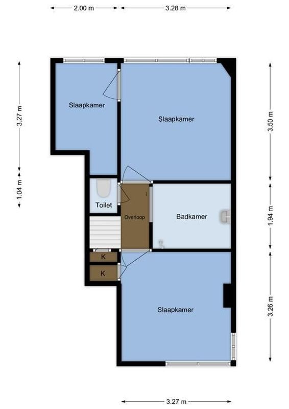 Merwedekade 231-BSA Floorplan Blur 2