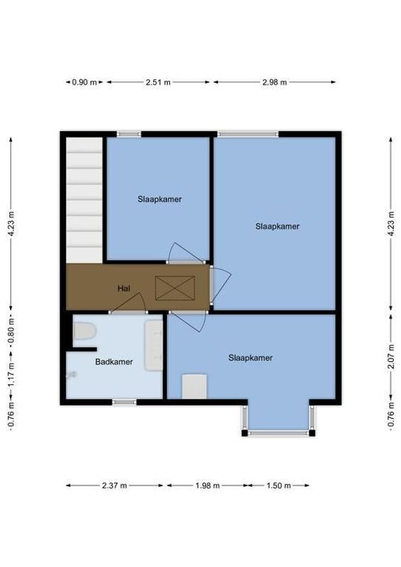 Van Eesterenstraat 23 Floorplan Blur 2