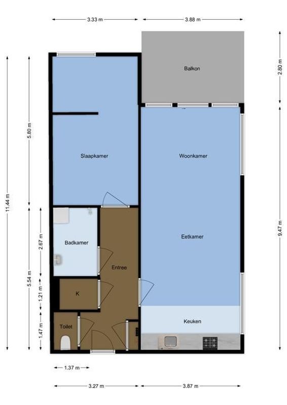 Pablo Picassostraat 183 Floorplan Blur 0