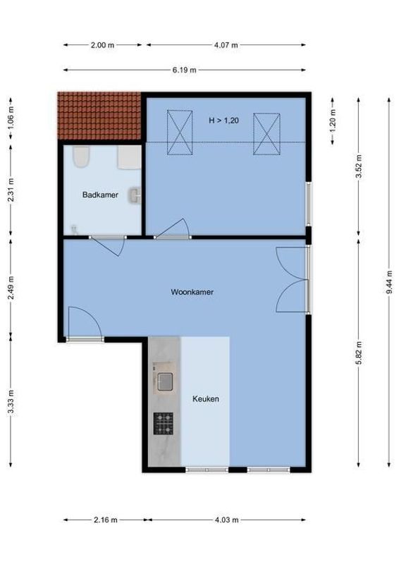 Jutfaseweg 223-38 Floorplan Blur 0