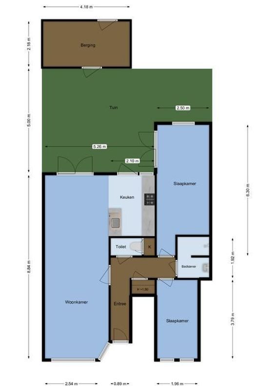 Cremerstraat 226 Floorplan Blur 1