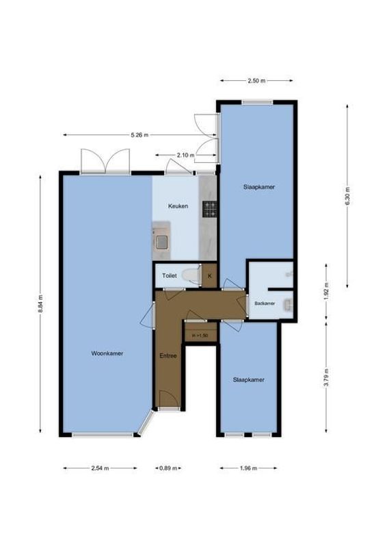 Cremerstraat 226 Floorplan Blur 0