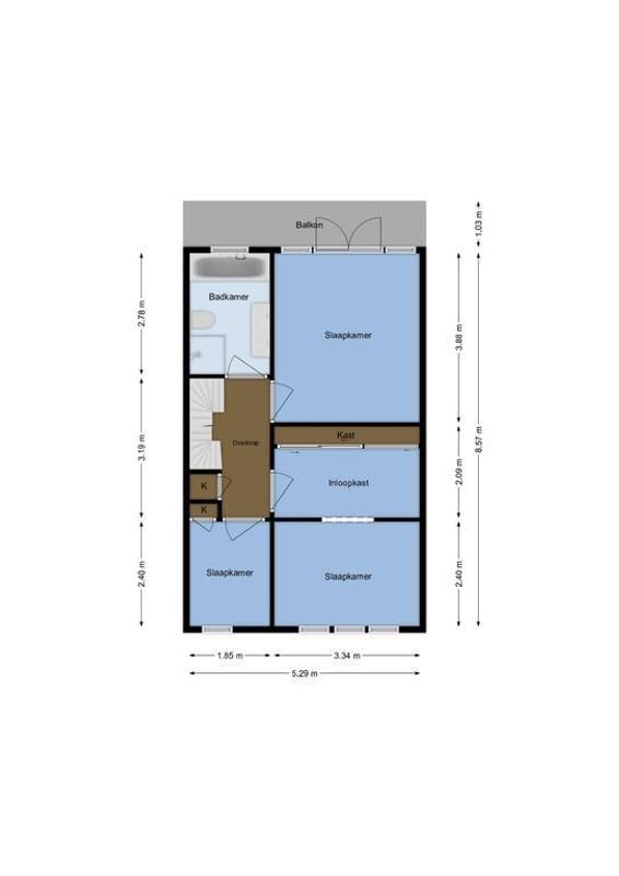 Rijnlaan 168 Floorplan Blur 2