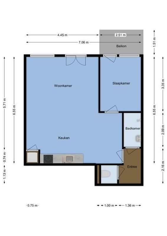 Jutfaseweg 223-17 Floorplan Blur 0
