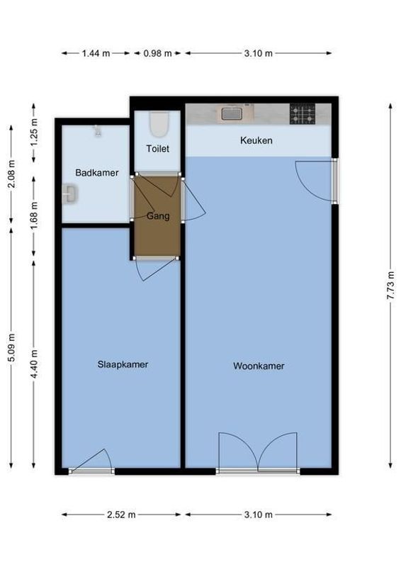 Jutfaseweg 223-35 Floorplan Blur 0