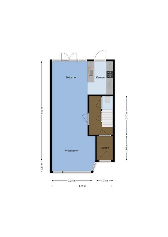 W.A. Vultostraat 141 Floorplan Blur 0
