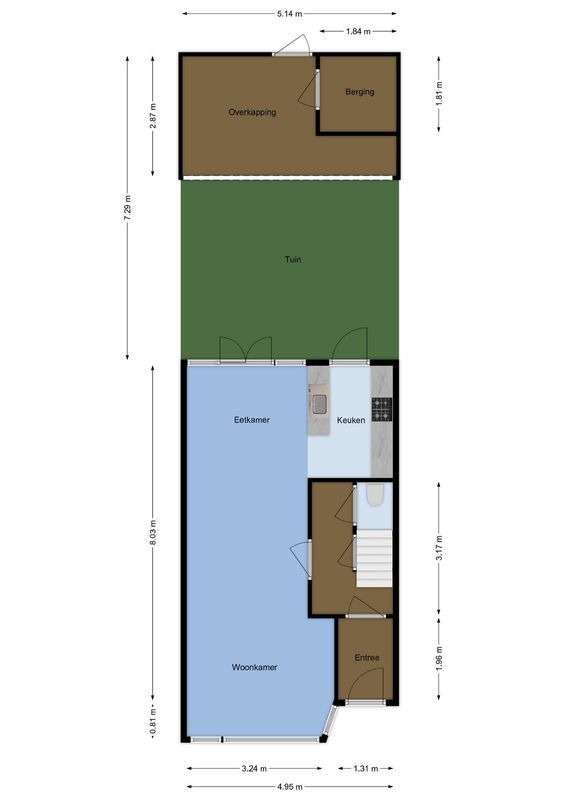 W.A. Vultostraat 141 Floorplan Blur 1