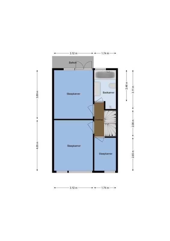 W.A. Vultostraat 141 Floorplan Blur 2