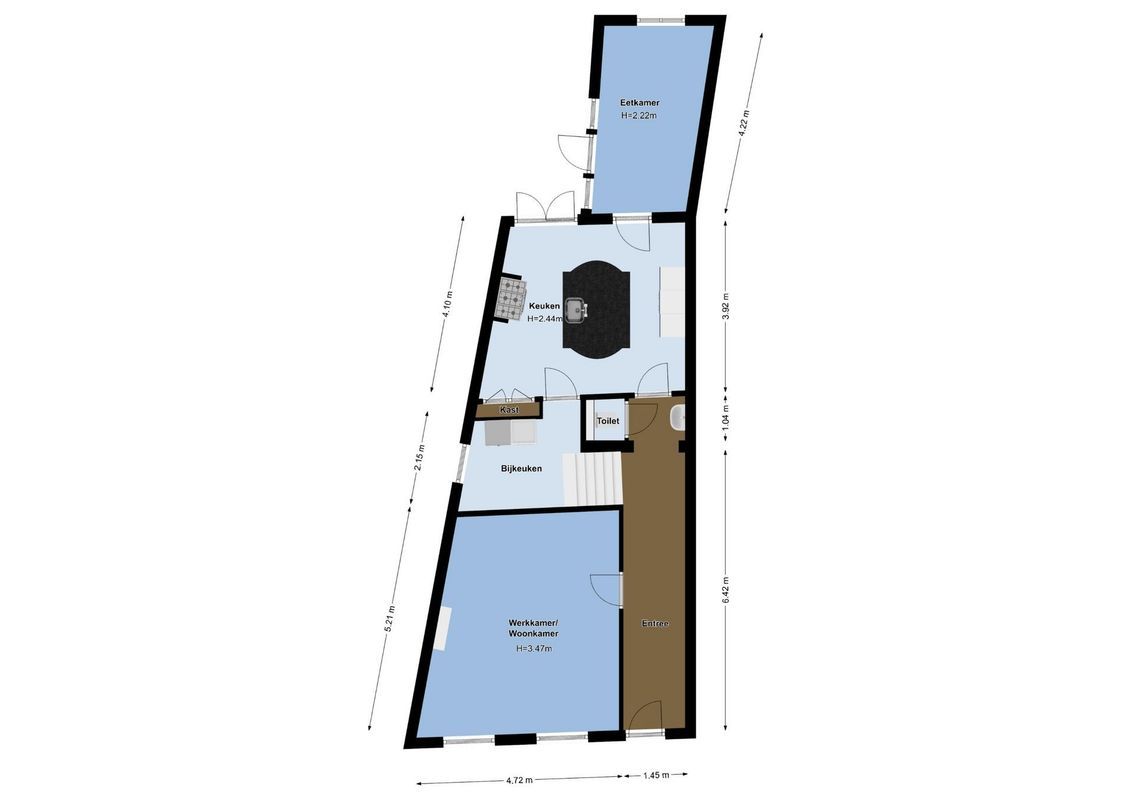 Herengracht 6 Floorplan Blur 1