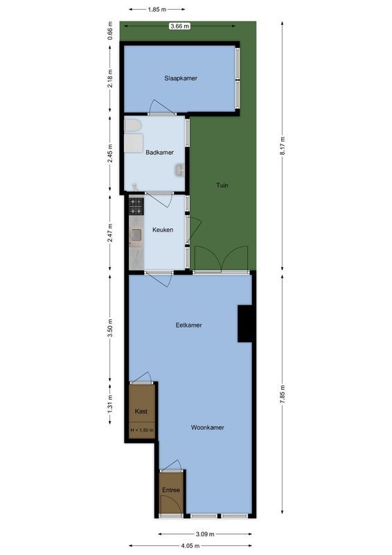 Spinozaweg 80 Floorplan Blur 1