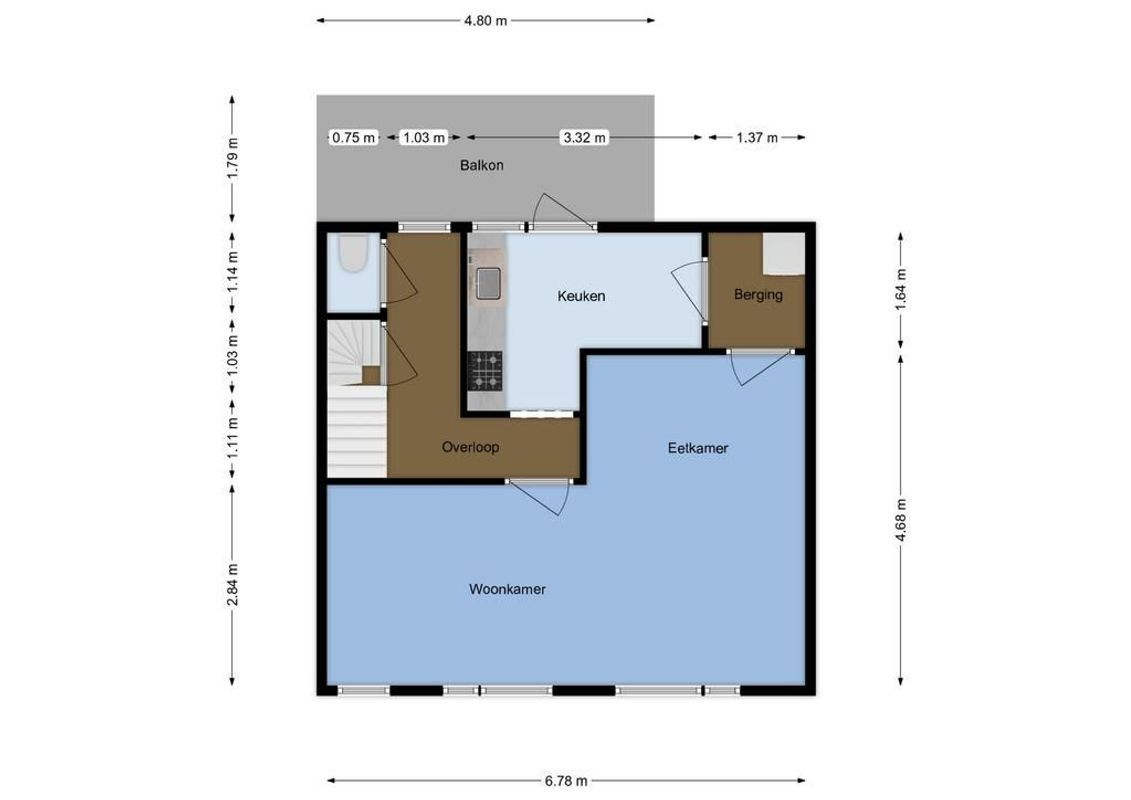 Johannes Gerobulusstraat 10-BS Floorplan Blur 0