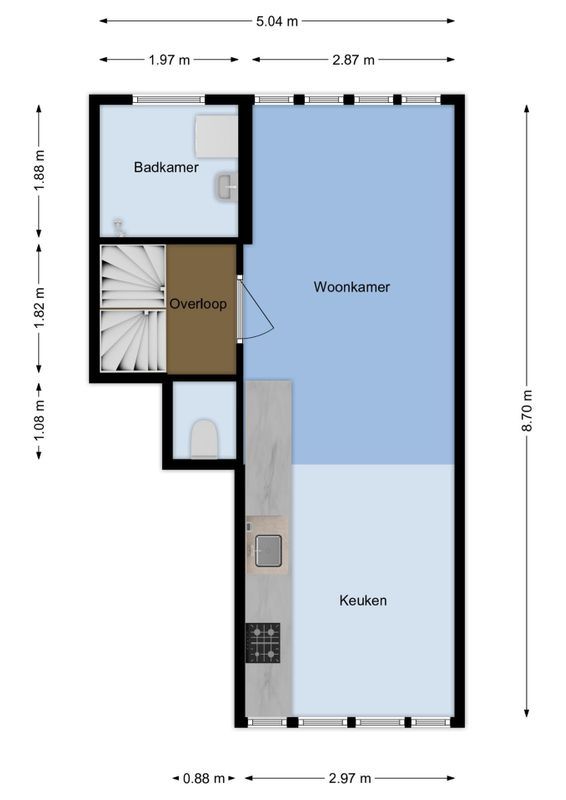 Edisonstraat 18 Floorplan Blur 1