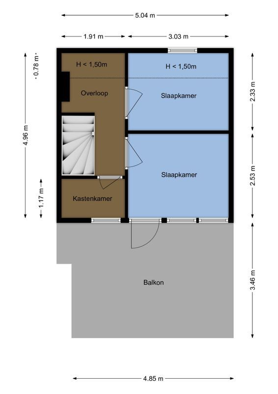 Edisonstraat 18 Floorplan Blur 2