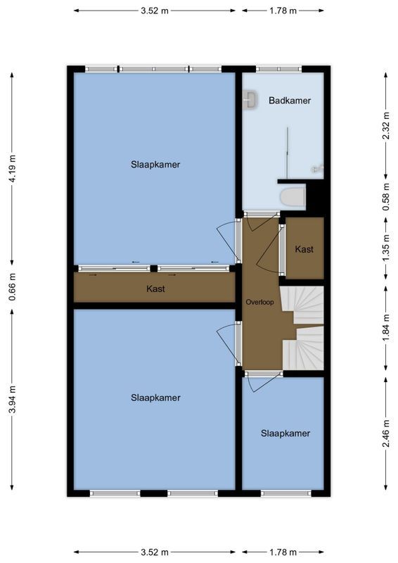 Croeselaan 279-BSA Floorplan Blur 1