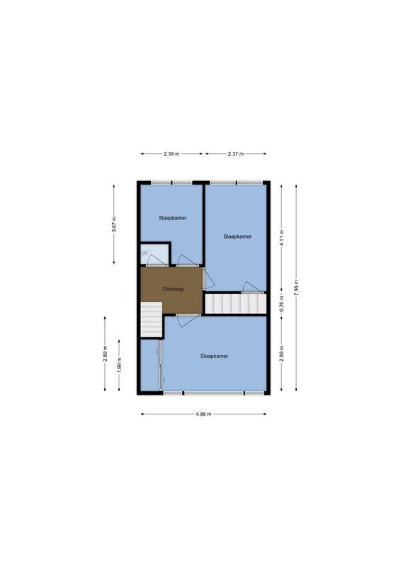 Runstraat 14 Floorplan Blur 2