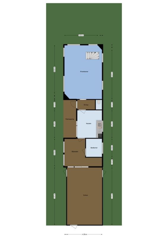 Herenweg 19 Floorplan Blur 1