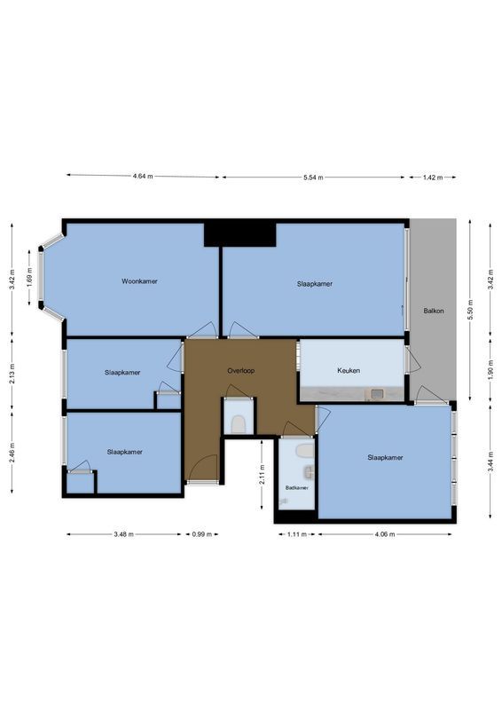 Croeselaan 229-BS Floorplan Blur 0
