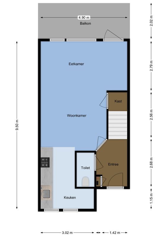 Albert van Dalsumlaan 505 Floorplan Blur 0