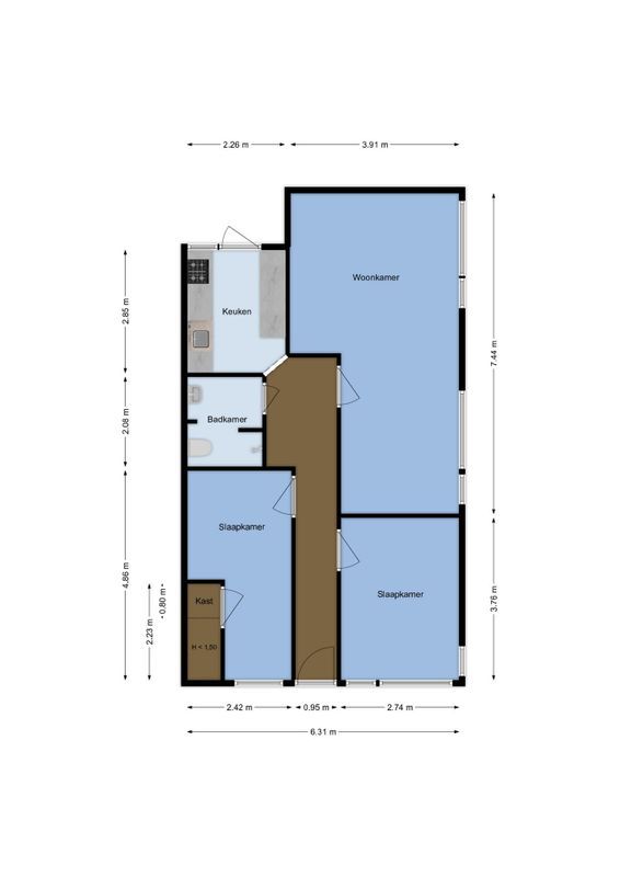Bataviastraat 57 Floorplan Blur 0