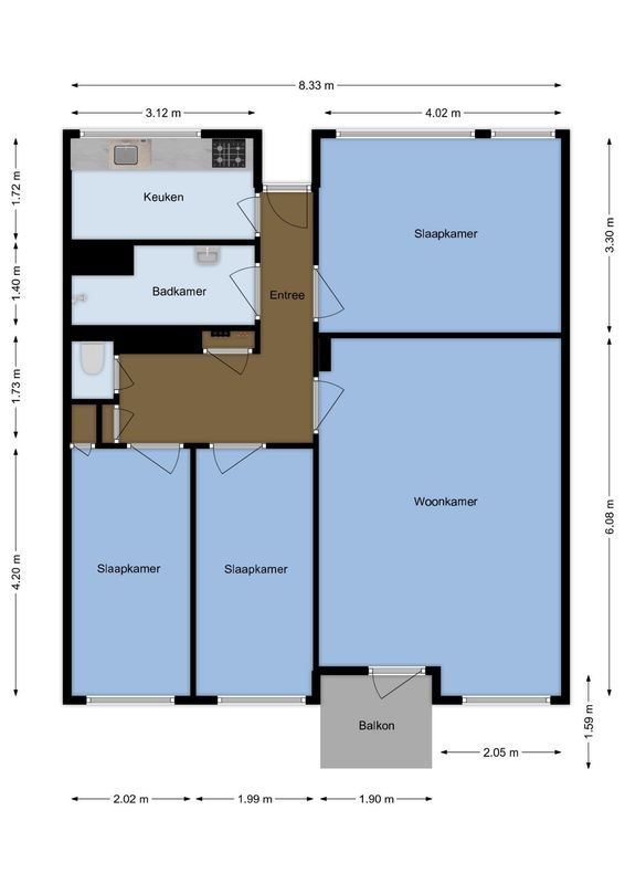 Ravellaan 109 Floorplan Blur 0