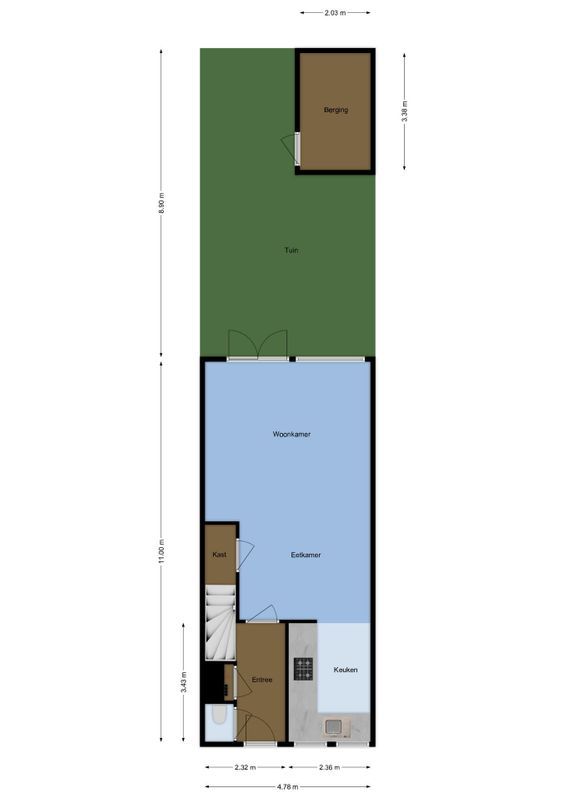 Hermelijnvlinderdijk 124 Floorplan Blur 1
