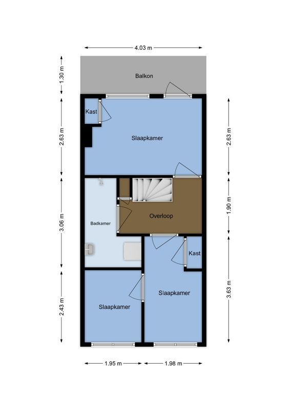Barnsteenlaan 59 Floorplan Blur 2
