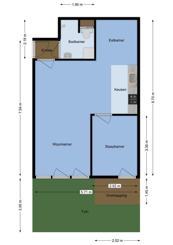 Jutfaseweg 223-16 Floorplan Blur 1