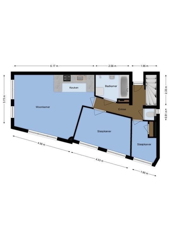 Mulderstraat 2-C Floorplan Blur 0