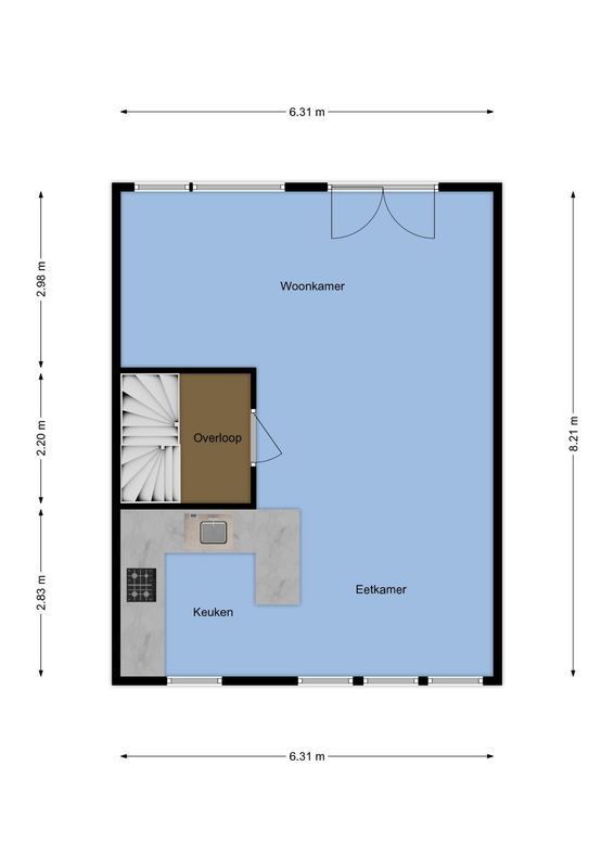 Polderhoeve 42 Floorplan Blur 1