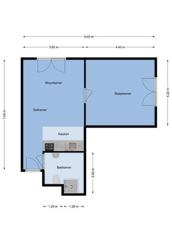 Europaplein 913 Floorplan Blur 0