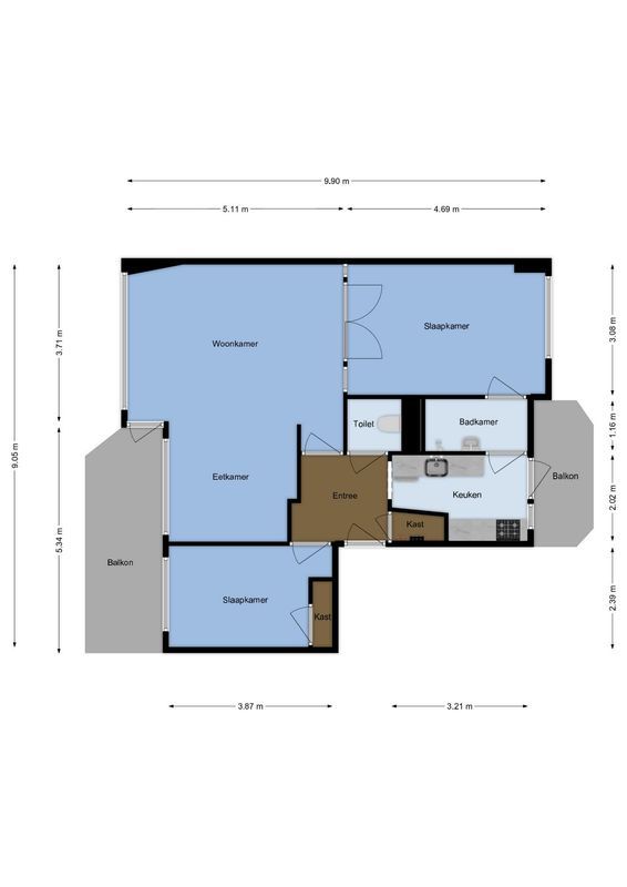 Tolsteegplantsoen 20 Floorplan Blur 0