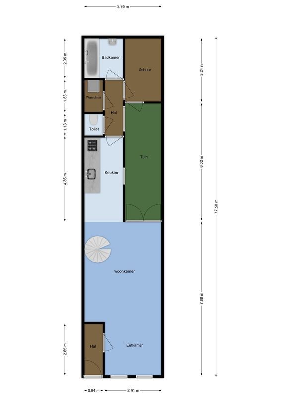 Coornhertstraat 43 Floorplan Blur 0