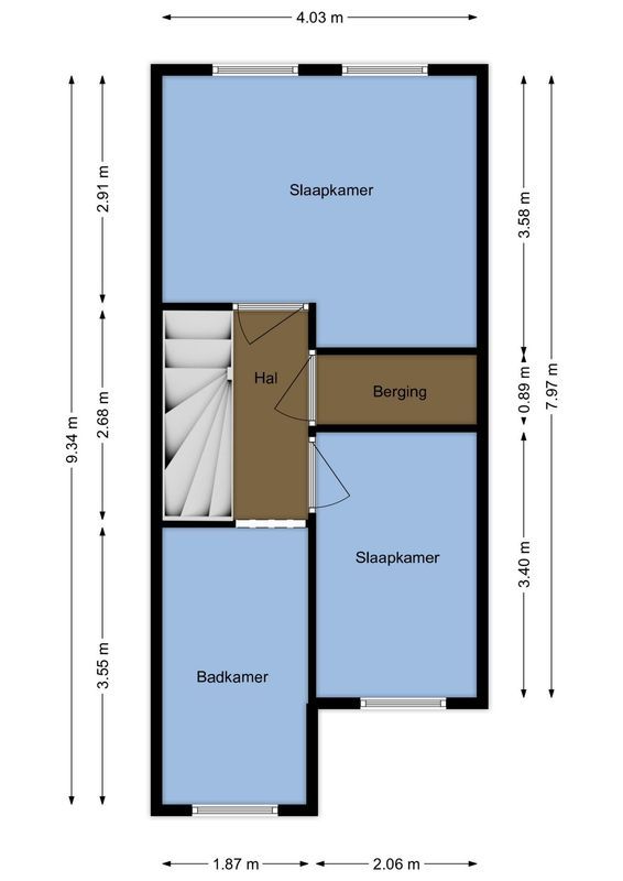 Spieghelstraat 8 Floorplan Blur 1