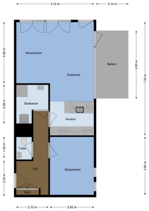 Battutalaan 683 Floorplan Blur 0