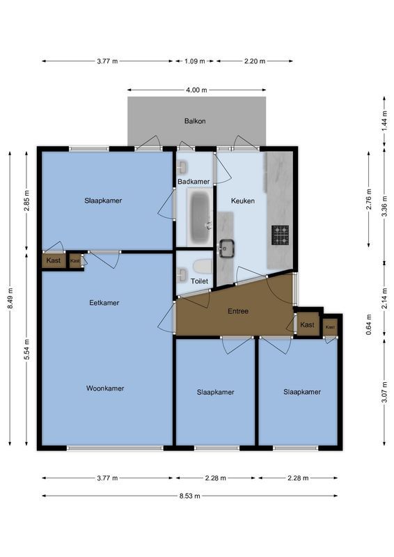 Van Eysingalaan 344 Floorplan Blur 0