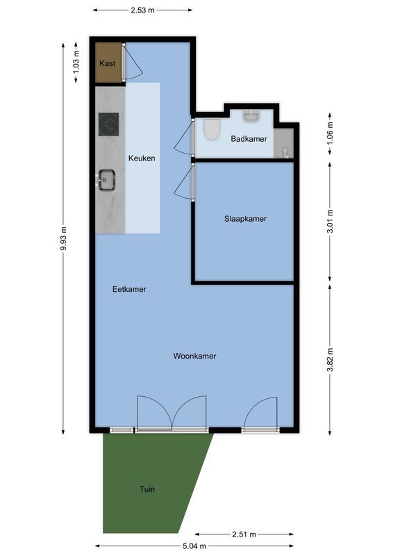 Jutfaseweg 223-9 Floorplan Blur 0