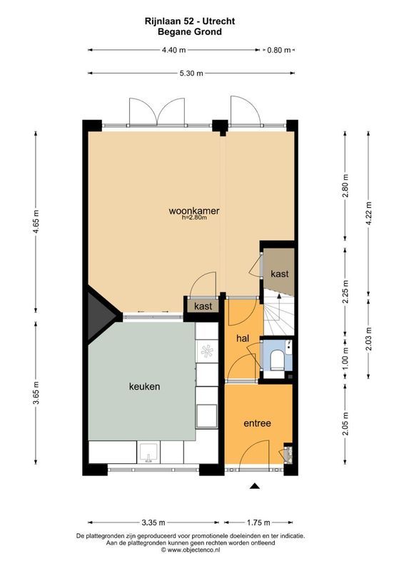 Rijnlaan 52 Floorplan Blur 1