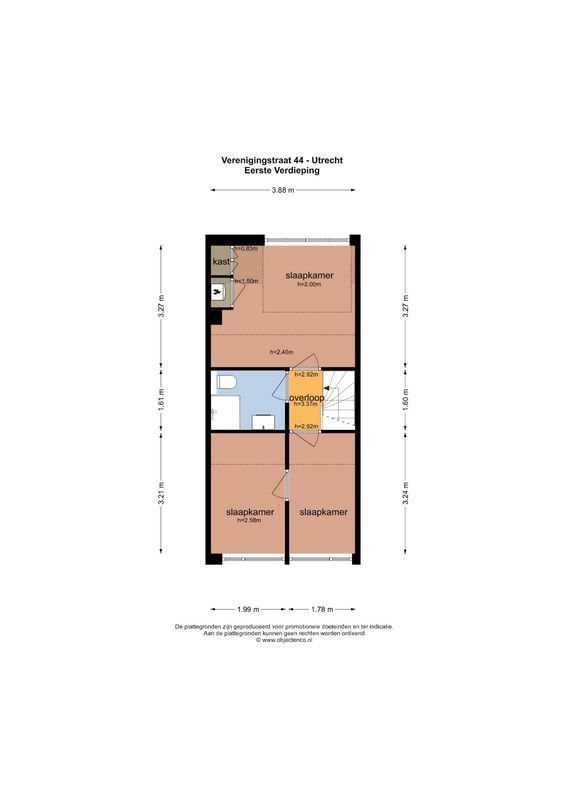 Verenigingstraat 44 Floorplan Blur 2