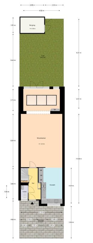 Augusto Sandinostraat 170 Floorplan Blur 3