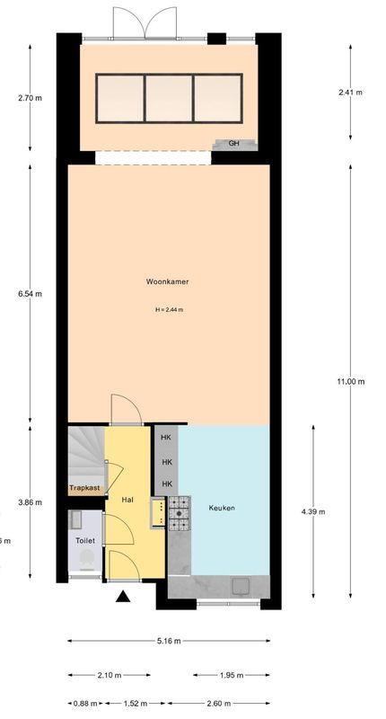 Augusto Sandinostraat 170 Floorplan Blur 0