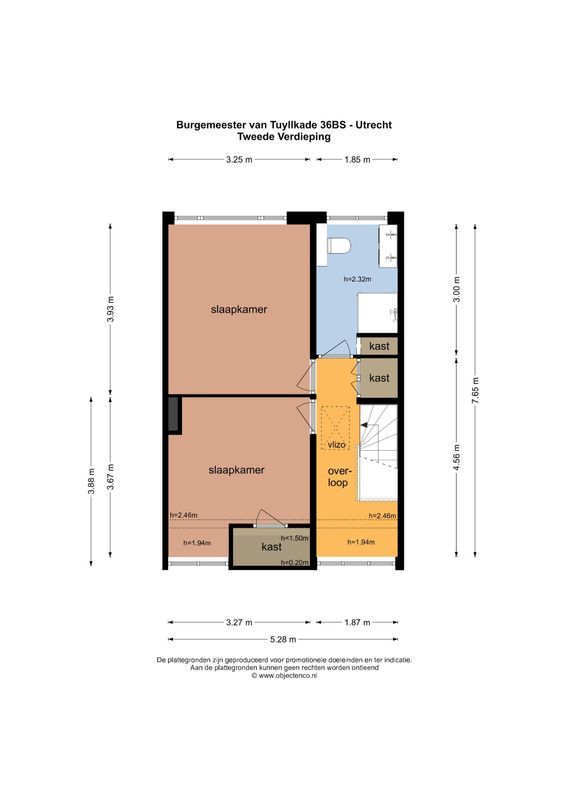 Burgemeester van Tuyllkade 36-bs Floorplan Blur 4