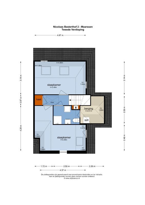 Nicolaas Basterthof 2 Floorplan Blur 3