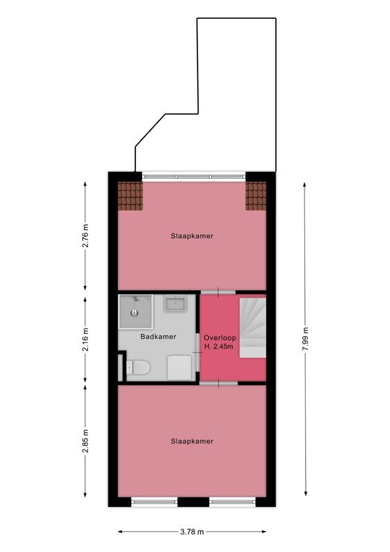 Oudwijkerdwarsstraat 80 Floorplan Blur 1