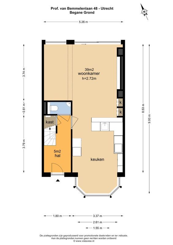 Prof. van Bemmelenlaan 48 Floorplan Blur 1