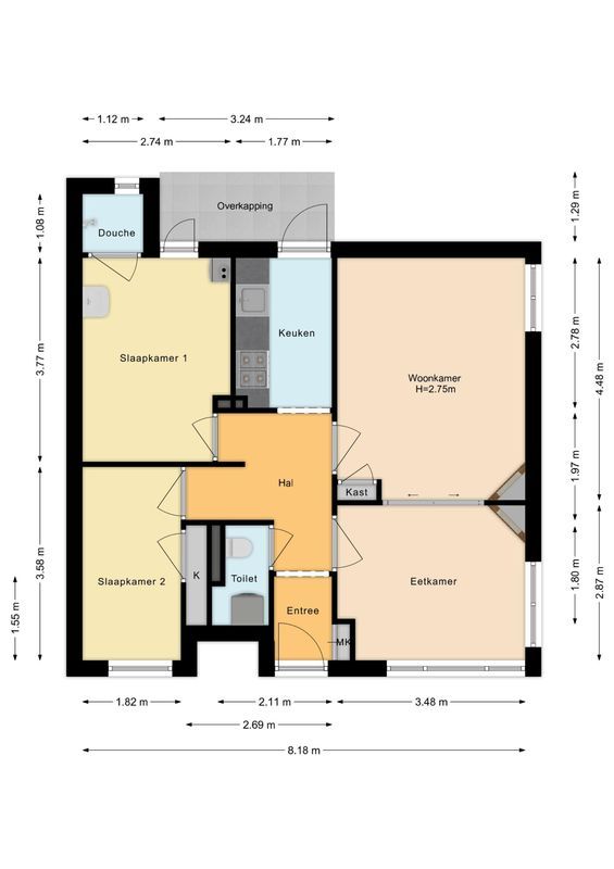 Queridostraat 1 Floorplan Blur 1