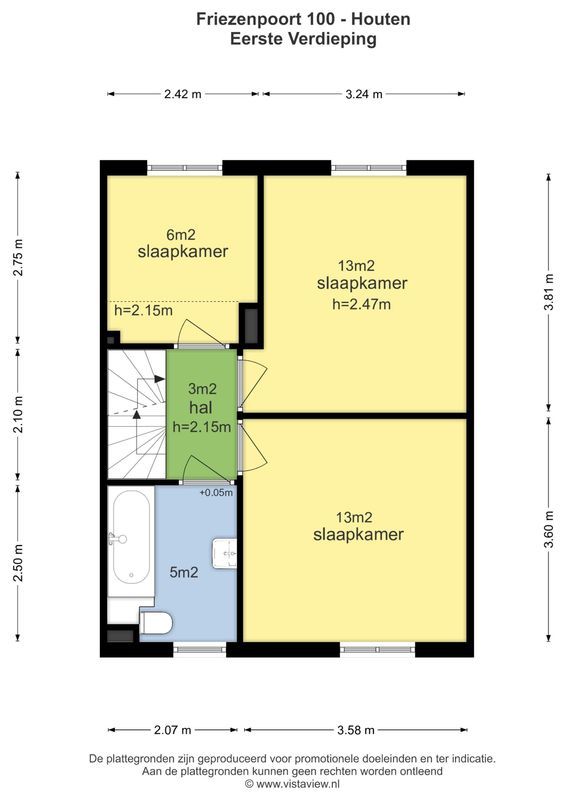 Friezenpoort 100 Floorplan Blur 2