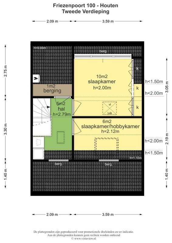 Friezenpoort 100 Floorplan Blur 4