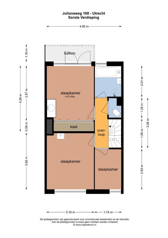 Julianaweg 168 Floorplan Blur 4